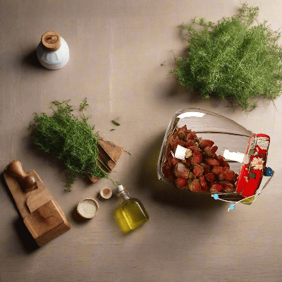 Bocale en verre hermetique - HermeticContainers™ - Rouge - Rangement Décoratif