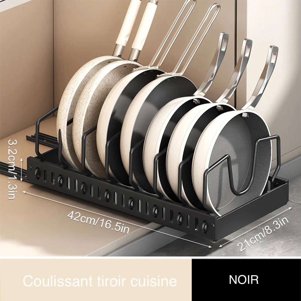 Coulissant tiroir cuisine ⎥ CasseroleRack™