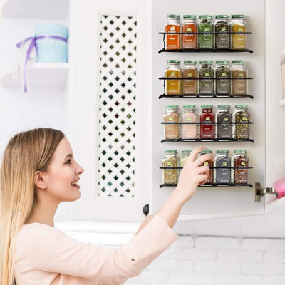 etagere a epices sur porte placard