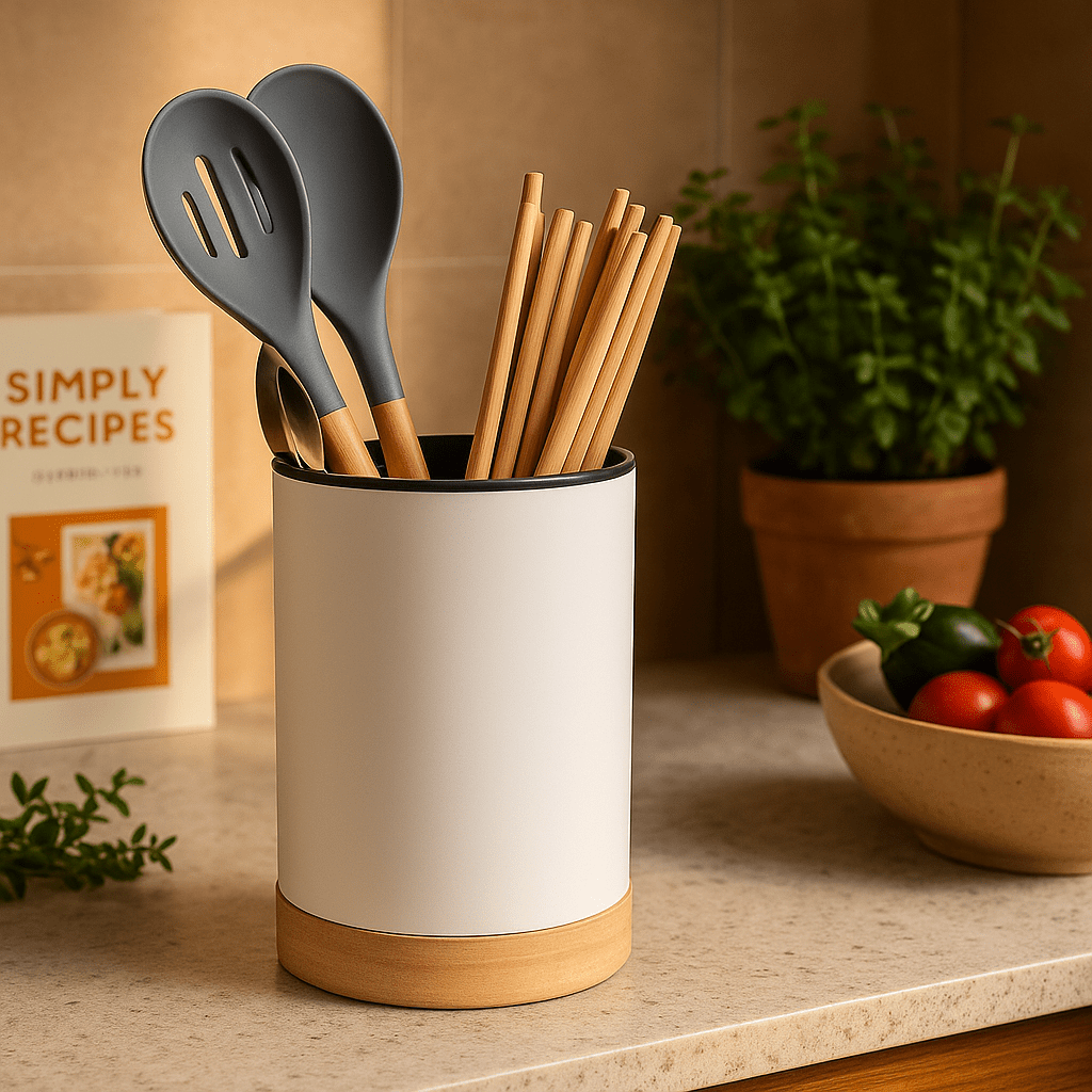 Pot a ustensile ⎥ CutleryDrainer™ - Rangement Décoratif