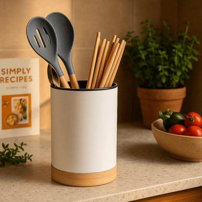 Pot a ustensile ⎥ CutleryDrainer™ - Rangement Décoratif