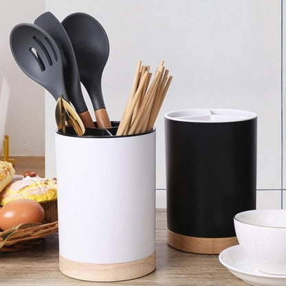 Pot a ustensile ⎥ CutleryDrainer™ - Rangement Décoratif