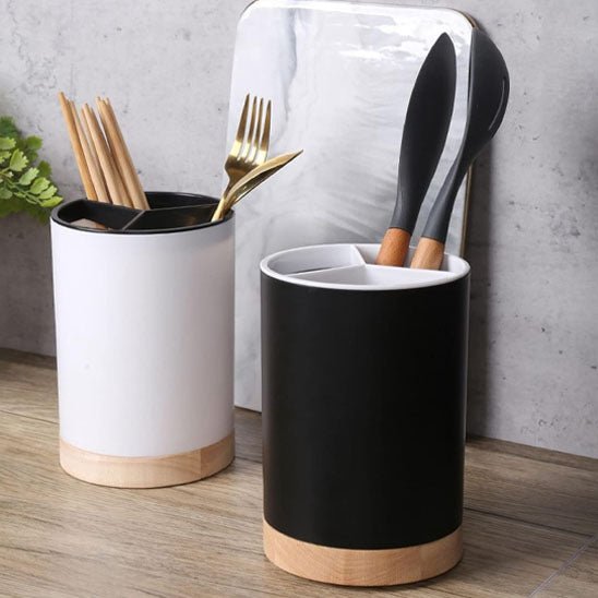 Pot a ustensile ⎥ CutleryDrainer™ - Rangement Décoratif