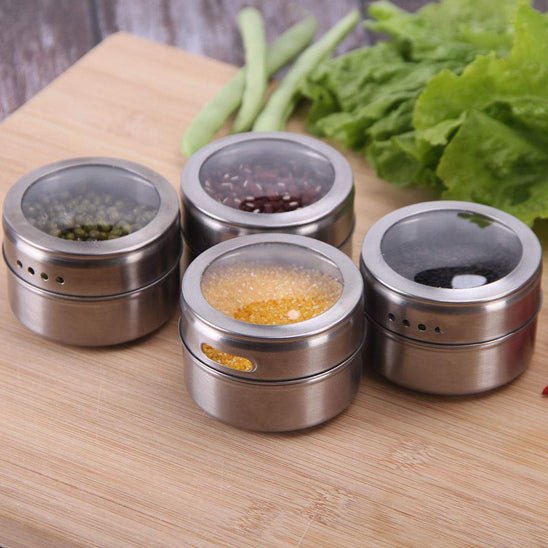 POTS A EPICES⎥ MagnetStoring™ - Rangement Décoratif