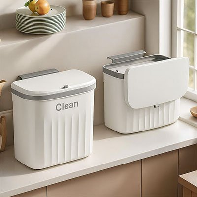 Poubelle sous evier deux poubelles