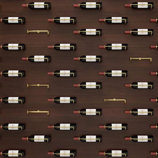 Support bouteille de vin ⎥Singulier