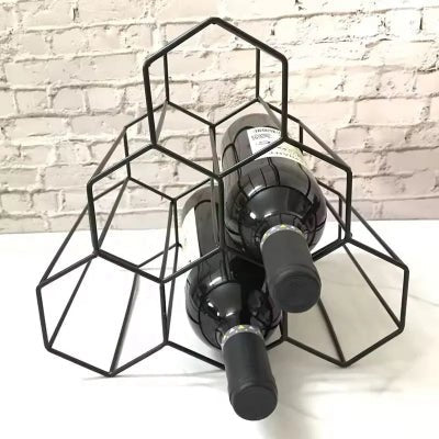 rangement bouteille de vin avec deux bouteilles