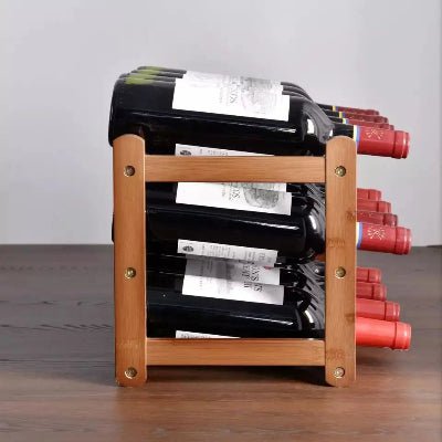 rangement pour bouteille vue de côté