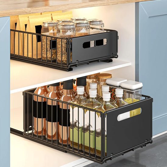 deux tiroir coulissant sous comptoir